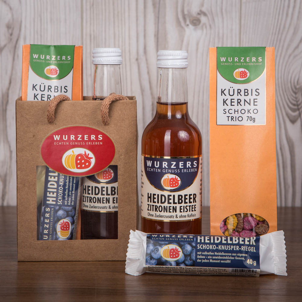 Wurzers Geschenksackerl Heidelbeer Eistee