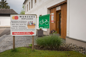 Wurzers Regional-Hofladen in Bodensdorf bei Wieselburg - Radpartner Radler Rast Selbstbedienungsladen Bauernladen Regionalladen Mostviertel