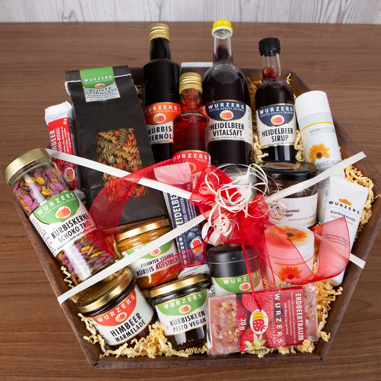 Weihnachtsgeschenke aus Wurzers Hofladen in Bodensdorf bei Wieselburg