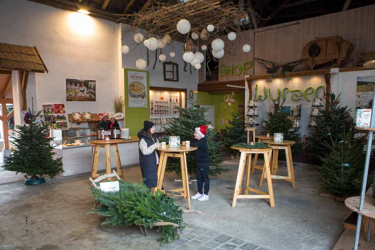Wurzers Weihnachtsmarkt am Hof in Bodensdorf bei Wieselburg