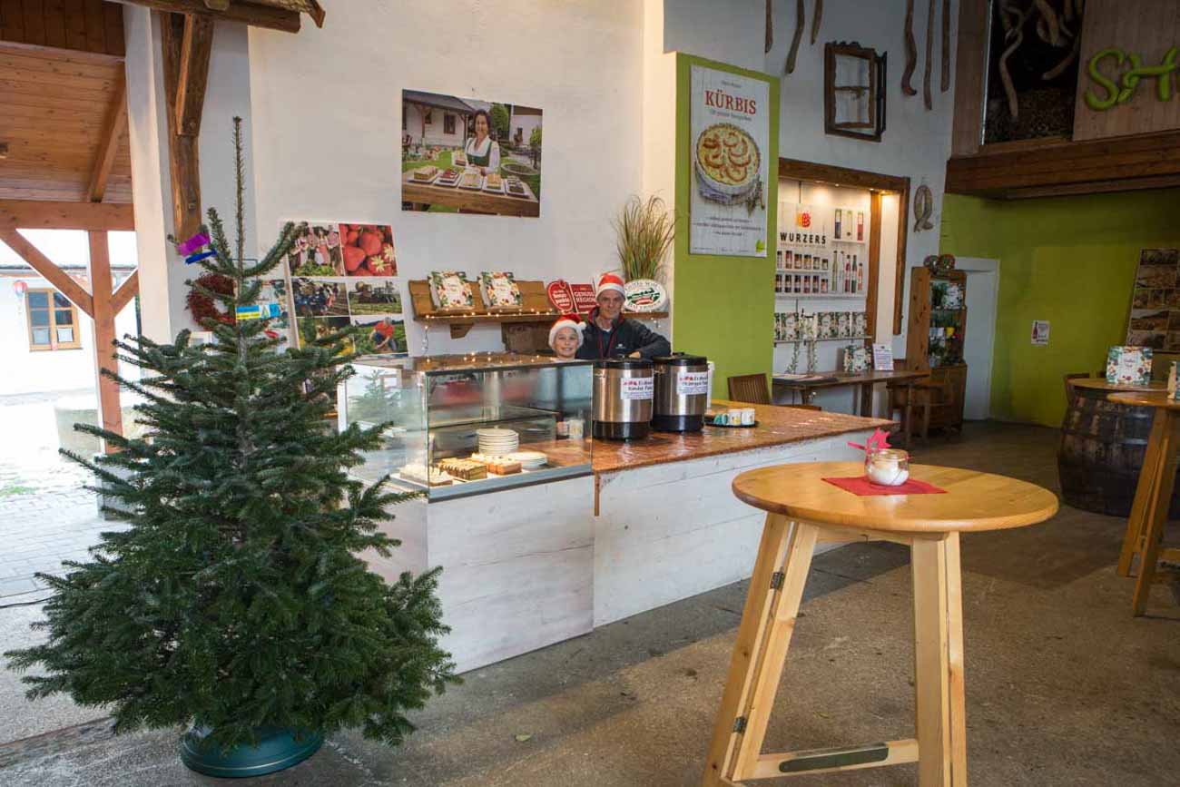 Wurzers Weihnachtsmarkt am Hof in Bodensdorf bei Wieselburg