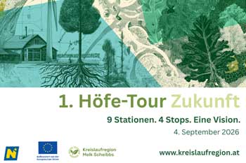 H&ouml;fe-Tour Zukunft 4. September 2026 in den Bezirken Melk & Scheibbs