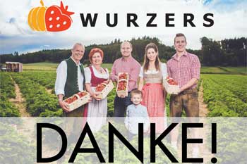 Wurzers Erdbeeren aus Bodensdorf bei Wieselburg im Mostviertel